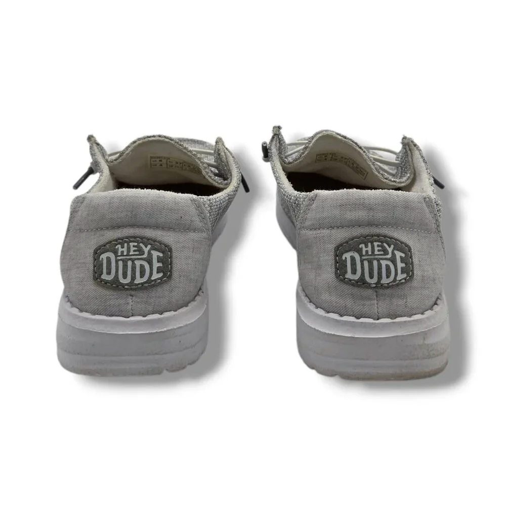 Hey Dude Wendy Sox Shoes‎ Womens 6 Glacier Grey